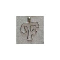 Lettera "f" struttura in argento 925  by roberta dazzini