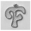Lettera "f" struttura in argento 925  by roberta dazzini
