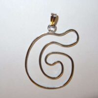 Lettera "G" struttura in argento 925  by roberta dazzini