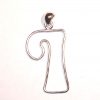 Lettera "i" struttura in argento 925  by roberta dazzini