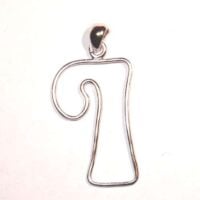 Lettera "i" struttura in argento 925  by roberta dazzini