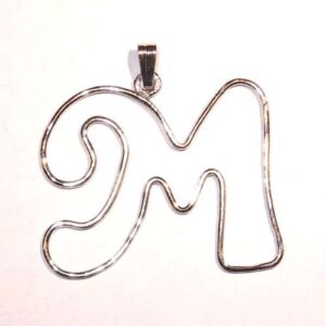 Lettera "a" struttura in argento 925  by roberta dazzini