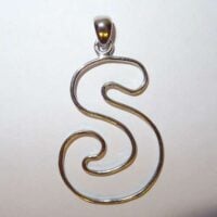 Lettera "s" struttura in argento 925  by roberta dazzini