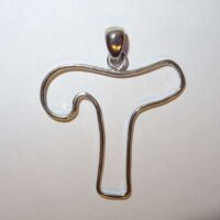 Lettera "t" struttura in argento 925  by roberta dazzini