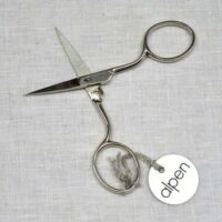 Forbice ricamo  alpen cm 9,2/ 3,5", punta dritta made in italy