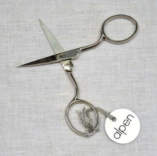 Forbice ricamo  alpen cm 9,2/ 3,5", punta dritta made in italy - immagine 2
