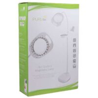 Lampada purelite 4 in 1/ 21 led, lente mm130/2x luminosita' regolabile + kit bacinella