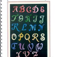 Alphabet in mailander spitze, corbet