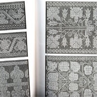 Filet lace techniques for embroidery on net