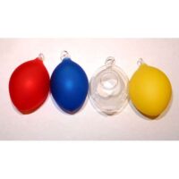Kit 4 uova: 3 colorate + 1 trasparente con apertura, cm 4,5 x 6