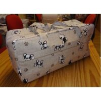 Borsa  portatombolo con  2 tasche "buldog", by laboratorio degli elfi