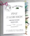 Cartella colori "laine fine d'aubusson" , lana per ricamo