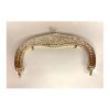 Chiusura per borsetta foglie silver plate cm 18