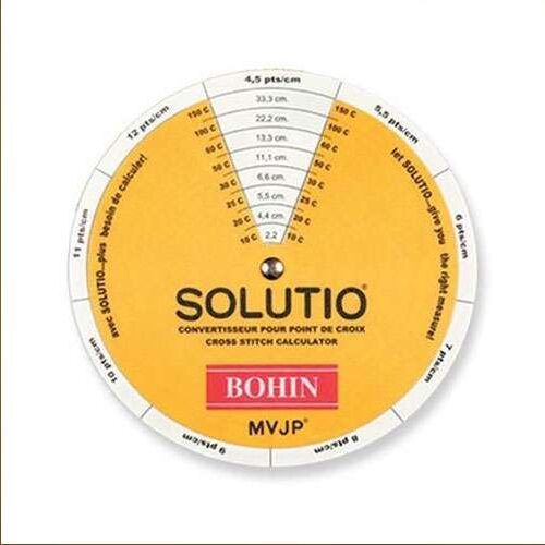 Solutio® convertitore di punto croce, determina quantità di punti e misura di tessuto necessaria