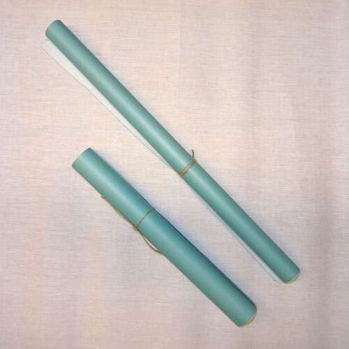 Carta adesiva antiriflesso verde acqua per tombolo h cm 33/50
