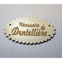 Charme/bottone decorativo "necessaire de dentelliere" cm 4,5