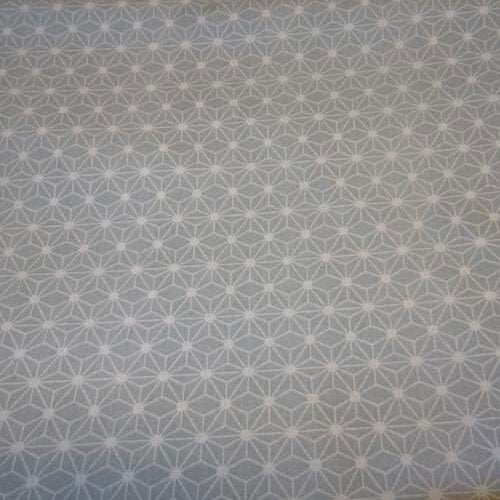 Tela in puro cotone altezza cm 160  sashiko grigio, € 10,00 al metro vendita a multipli di 50 cm