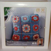 Cuscino granny anchor: blue