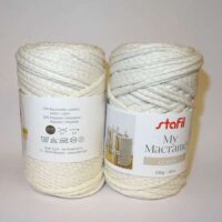 Cordy my macrame'  gr 200/85 mt bianco naturale
