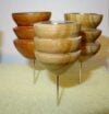 Calamita con spillone "bocciolo" in legno particolare - immagine 2