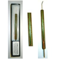 Toglispilli a forchetta e spingispilli a tubino in legno multicolor " eleganza in verde"