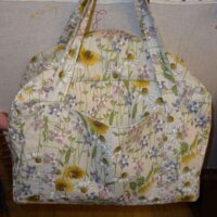 Borsa portatombolo + bacinella "camomilla" by laboratorio degli elfi