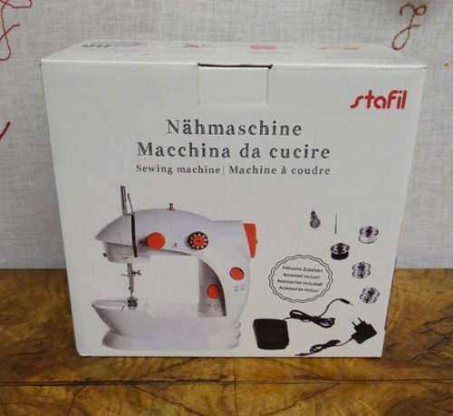 Mini macchina da cucire portatile, stafil - immagine 3