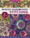 Beaded embroidery stitching, brown christen