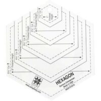 Hexagon ruler da 2" a 4" 1/2", marti michell 8060