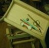 Supporto in legno di faggio orientabile, regolabile in altezza con portatombolo per tombolo cantu' - immagine 2