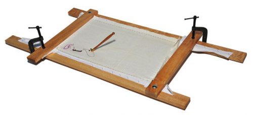 Telaio a staggia, per ricamo luneville, rete modano, gobelin , lacis lh90 - immagine 2