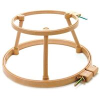 Kit 2 telai a cerchietto in plastica, morgan lap stand cm 12,5/17,5-5"/7"