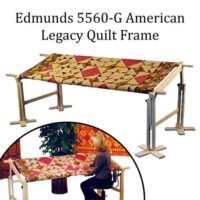 Edmunds american legacy, full size quilt frame, 5560-g da cm 112,5 a 225 di lunghezza x cm 60