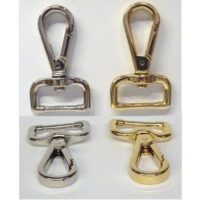 Moschettoni per borsetta argento o oro mm 48 x 28