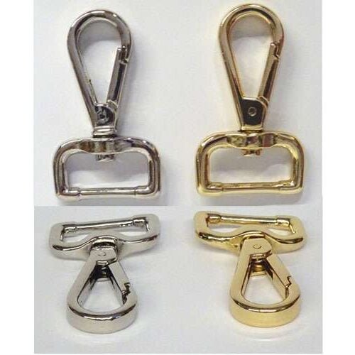 Moschettoni per borsetta argento o oro mm 48 x 28