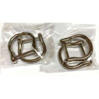 Ganci per manici borsetta argento chiaro,  4 pezzi
