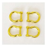 Ganci per manici borsetta oro  4 pezzi