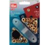 Occhielli con rondelle prym 542410, mm 5 nero, oro o argento - immagine 3