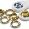 Occhielli con rondelle prym 541371, mm 11 oro o argento - immagine 3