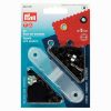 Occhielli con rondelle prym 542410, mm 5 nero, oro o argento