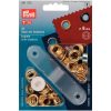 Occhielli con rondelle prym 541374, mm 8 nero, oro o argento