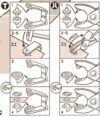 Occhielli con rondelle prym 541374, mm 8 nero, oro o argento - immagine 4