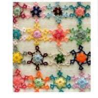 Bijoux de fleurs en frivolite, peikko