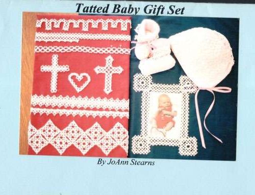 Tatted baby gift set, joann stearns