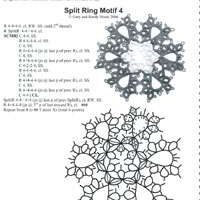 Tatting gr-8, self closing mock ring