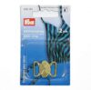 Clip per bikini/chiusura per reggiseno prym 416120, mm 12 oro o argento - immagine 2