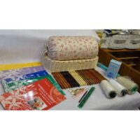 Kit cestino: tombolo con cestino cm 33 + accessori