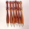 Kit fuselli in legno di rosa e inserto finale in argento - immagine 3