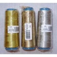 Filo metallizzato 1 capo/1000mt finca: oro chiaro 06, oro 09, argento 03