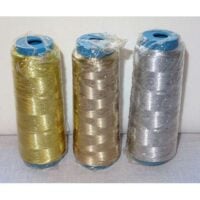 Filo metallizzato 1 capo/1000mt finca: oro chiaro 06, oro 09, argento 03